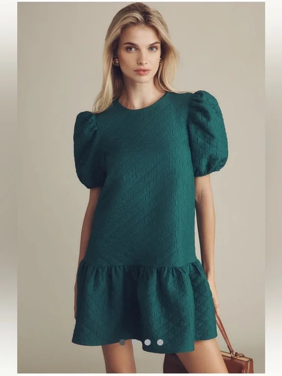 NWT Maeve Puff-Sleeve Drop-Waist
Mini Dress - Picture 1 of 6